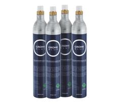 GROHE 40422000 - karbonizavimo balionai GROHE BLUE 425 g CO2 (4 vnt.) nerūdijančio plieno