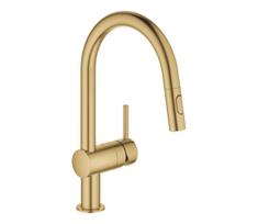 GROHE 32321GN2 - Auksinis EUROCUBE plautuvės maišytuvas