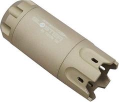 "ACETECH Airsoft Tracer Unit Blaster" su 14 mm CCW neigiamu sriegiu nuo M14 iki M11+, tinkantis žaliai/gelio BBS, LED RGB šviesa (Blaster Tan - Flare Tracer)
