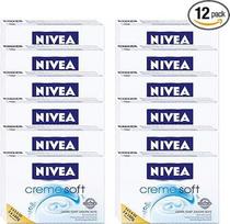 "NIVEA Creme Soft Cream Soap", 12 vnt. (12 x 100 g) Rankų ploviklis švelniai valo ir puoselėja odą, rankų muilas apsaugo rankas jas plaunant