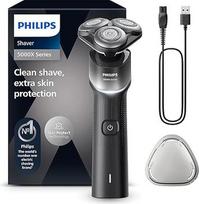"Philips Shaver Series 5000X" elektrinis skustuvas drėgnam ir sausam skutimuisi, odos apsaugos technologija, lanksti 360 laipsnių skutimosi galvutė, įkraunama per 1 val. 5 min. greitojo įkrovimo (modelis X5004/00)