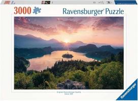 "Ravensburger" dėlionė 17445 Bledo ežeras, Slovėnija - 3000 dalių dėlionė suaugusiems ir vaikams nuo 14 metų