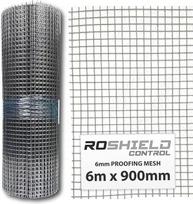 "Roshield" apsauginis tinklelis nuo graužikų, 6 m x 900 mm, apsaugo nuo žiurkių ir pelių.