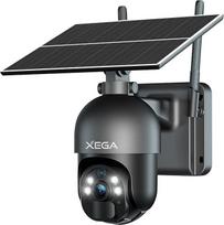 "Xega" 3G/4G LTE lauko stebėjimo kamera su SIM kortele Belaidis saulės PTZ IP kamera lauke su 2K spalvų naktiniu matymu 355°/95° pasukamas TF kortelės lizdas PIR aptikimas 2 krypčių garsas IP66 atsparus vandeniui