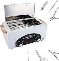 1,5 l karšto oro sterilizatorius 220 °C 300 W reguliuojamos temperatūros sterilizatorius instrumentams su laikmačiu Nagų įrankis Pincetas Žirklės Sterilizatorius Kosmetikos pėdų priežiūros studijos Kirpykla
