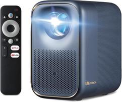 AllPlay Smart Beamer mit Google TV, Netflix-Lizenz, Full HD 1080p, WLAN ir Bluetooth, Autofokus, automatinis Trapezkorrektur, Dolby Audio, tragbar mit Tragetasche, für Innen- und Außenbereich