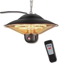 DONYER POWER Elektriniai lauko šildytuvai sodo terasos šildytuvui su nuotolinio valdymo halogeniniu prožektoriumi, montuojami ant lubų 800 W / 1200 W / 2000 W šiltnamio infraraudonųjų spindulių šildytuvai