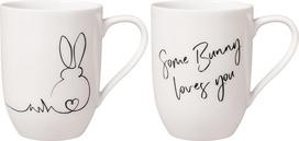 Like by Villeroy & Boch Statement puodeliai Easter Bunny, 340 ml, 2 vnt.
