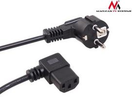 MACLEAN MCTV-803 Maclean MCTV-803 Angled power cable 3 pin 3M plug EU