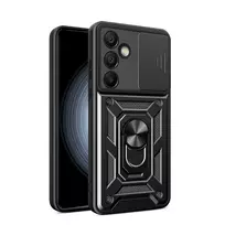 šarvuotas Dėklas "samsung Galaxy A56" Su Fotoaparato Dangteliu "hybrid Armor Camshield" - Juodas