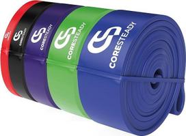 "Coresteady" fitneso juosta ir elastinė juosta sportui - tvirta guminė "Pull-Up" juosta vyrams ir moterims - jėgos lavinimas ir raumenų stiprinimas - mokymas, fitnesas, "Pull-Up" pagalba - fitneso juosta
