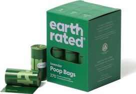"Earth Rated" maišeliai šunų ekskrementams, 270 vnt., levandų kvapo