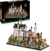 "LEGO Architecture Neuschwanstein" pilis - kūrybinis amatų rinkinys ir konstravimo žaislas - žaislas vyrams ir moterims - dekoracijos statyboms - modelių kūrimas ir dovana suaugusiesiems - 21063