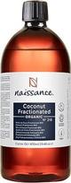 "Naissance" ekologiškas frakcionuotas kokosų aliejus (Nr. 218) - 870 ml - ekologiškas sertifikuotas, frakcionuotas, skystas kokosų aliejus odai, kosmetikai, eteriniams aliejams