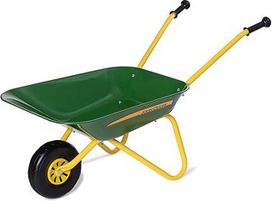 "Rolly Toys John Deere" vaikiškas karutis (karutis, metalinis dubuo, plastikinės rankenos, vaikams nuo 2,5 metų) 271986, žalias
