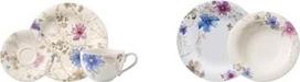 "Villeroy & Boch Mariefleur Gris Basic" 21 cm aukščiausios kokybės porcelianinė pusryčių lėkštė, balta/daugiaspalvė