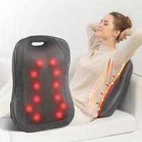 COMFIER masažinė pagalvėlė, Shiatsu nugaros masažuoklis su šiluma, nešiojamasis masažuoklis, kėdės masažuoklis, skirtas atsipalaidavimui biure, dovanos moterims / vyrams
