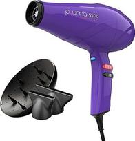 GA.MA Italy Professional, Pluma 5500 Endurance Ion Hairdryer Profesionalus plaukų džiovintuvas su 2400 W itališku kintamosios srovės varikliu, "Ion Plus" technologija, skirta blizgantiems, nesusivėlusiems plaukams, violetinės spalvos