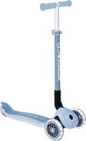 GLOBBER Primo Foldable Lights Eco Roller - Tretroller Kinder ab 3 Jahre - Scooter 120/80 mm - ABEC 5, 3rädrig LED-Rollen- höhenverstellbar