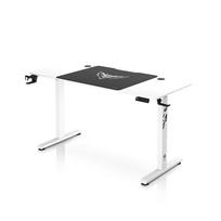 Diablo X-Tension 1400 Baltas elektra reguliuojamas Žaidimų Stalas | 1400 x 600 x 1170 mm