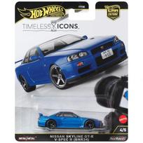 Hot Wheels Premium Timeless Icons Modeliukas Nissan Skyline R34 GTR Blue
