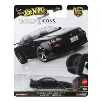 Hot Wheels Premium Timeless Icons Modeliukas CHASE Nissan Skyline R34 GTR Black
