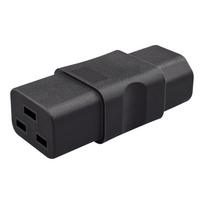 PVC Maitinimo Kištuko Adapteris 10A Vyriškas Į 16A Moterišką IEC C14 Į C19 Jungties Adapteris Įrenginiams