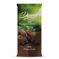 Juodasis šokoladas DIOREL, 80 g