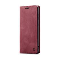 Skirta Samsung Galaxy A34 5G dėklas-piniginė Magnetinis atverčiamas dangtelis Galaxy A34 5G dėklui Prabangus odinis telefono dėklas Stovas Kortelių laikiklis Samsung A34 5G&Artificial Leather raudona