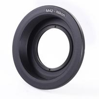 M42 sriegio tvirtinimo objektyvo adapterio žiedas su stiklu, skirtas Nikon F D810 D750 D7200 D3300 D5500 D5400 juoda