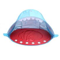 Vaikiška palapinė Shark Shape Wigwam paplūdimio palapinė vaikams, apsauganti nuo UV spindulių Sunshelter, vandeniui atspari markizė