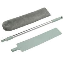 Nuimamas prie lovos dulkių šepetys ilga rankena Šluota Duster Gap Dust Cleaner Sofa-lova Baldo dugno valymo šepetys gray