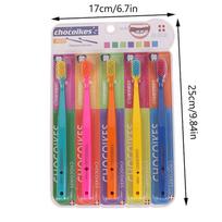 5 pcs Ultra Soft Toothbrush Colored Men Women Adult Household Toothbrush Orthodontic Toothbrush Oral Hygiene For Sensitive Gum