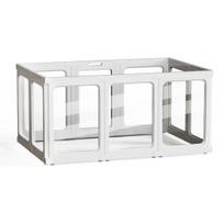 Šunų aptvaras patalpoms su siurbtukais, surinkimas be įrankių, naminių gyvūnėlių tvora, 125x85x60cm būda 10pcs