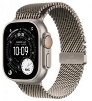 Išmanusis laikrodis Apple Watch Ultra 3 GPS + Cellular 49mm Natural Titanium / Titanium Milanese Loop L Grey (MF0E4QP/A) | MF0E4QP/A | 195950609875