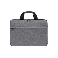 Itin plonas nešiojamojo kompiuterio krepšys: Vieno peties krepšys per petį Apple, Huawei, Lenovo ultrabookams 14 inches, strapless pilka