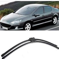 Skirta Peugeot 407 407 SW 2004-2010 Priekinio stiklo valytuvų šluotelės 28  + 28 Peugeot 407 407 SW 2004-2010 28 inch + 28 inch gray