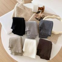 Korean Style Soft Leg Warmers: Versatile Y2K Pile Socks with Trendy Layered Design One Size