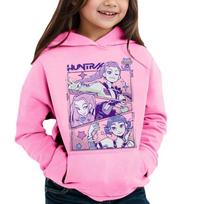 KPop Demon Hunters Printed Kids Soft Warm Comfortable Round Neck Autumn Winter Casual Girls Hoodies & Sweatshirts 110cm