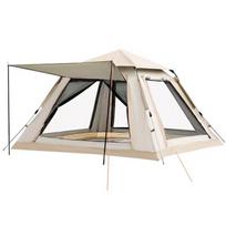 Outdoor Quick-Setup Rainproof Portable Camping Tent 3-4 People Misty Gray