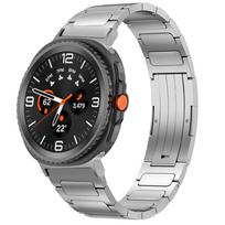 Titano apyrankė Samsung Galaxy Watch 8 7 6 5 4 FE 44mm 40mm 8 Classic 46mm prabangi metalinė apyrankė Samsung Galaxy Ultra 2025 Galaxy 8classic 46mm sidabras