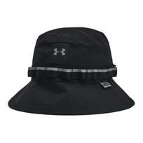 Under Armour ryškios spalvos poliesterio žvejo kepurė Vyriški galvos apdangalai Juoda 1383434-1 S
