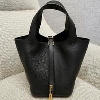 Top Layer Cowhide Tote Bag Genuine Leather Womens Bag High-end Soft Grandma Bag Large Capacity Handheld Cosmetic Bag Casual 18x13x18cm juoda