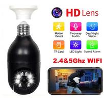 HD 1080P 360° pasukimas automatinio sekimo panoraminės kameros lemputė belaidė 5G Wifi PTZ IP kamera nuotolinio stebėjimo sauga stebėjimo garsinė signalizacija Support 2.4Ghz&5Ghz juoda