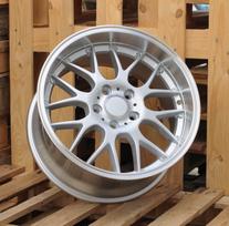 Ratlankis RACINGLINE BY773 R18x9 5x120 ET 38 CB 72.6 (Silver Polished Lip) (690 kg)