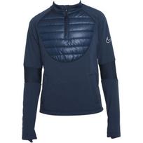 Nike Vienos spalvos Pusiau Užtrauktuku Apvaliu Kaklu Megztinis Džemperis Vaikams Džemperis Mėlynas DC9154-454 XL