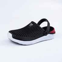 Unisex Fashion Beach klumpės storapadės šlepetės, vandeniui atsparios neslystančios basutės, šlepetės moterims, vyrams 40 juoda