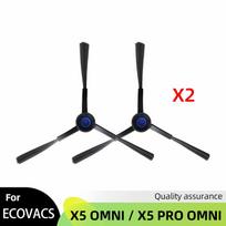 Tinka Ecovacs Debot X5 OMNI / X5 PRO OMNI / X5 PRO dulkių siurblio dalys: Pagrindinis volelis, Šoninis šepetėlis, Dulkių maišelis, Filtras, Mopas, Priedai