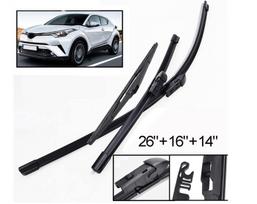 Tinka Toyota C-HR CHR 2016 2017 2018 2019 2020, Valytuvų komplektas, Priekiniai ir galiniai pavarų ratai Toyota C-HR26 inch + 16 inch + 14 inch