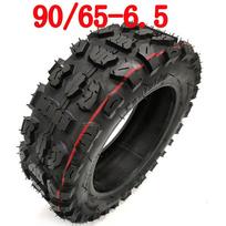 90/65-6,5 bekamerė padanga visureigiams 11 colių 90 65 6,5 padanga, tinkanti elektrinio paspirtuko dalių ratui juoda